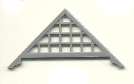 Arched Gable Trim 2 in Package 1:24th Scale Grandt Line #3951 