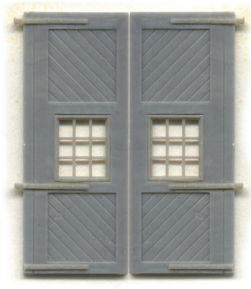 Details about   HO Scale Building Doors with Skylight Window Set of 4 