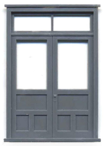 Double Door, 2 parts in pkg Grandt Line HO #5073 1:87th Scale Plastic 