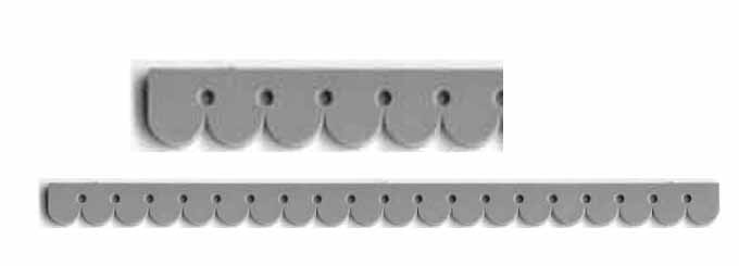 Grandt Line 1:48 Scale Ornate Spool//Spindle Gable Trim With Brackets